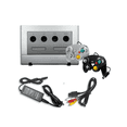 thumbnail image 3 of Nintendo GameCube Game Console Refurbished Bundle with 2 Retrofam Controllers (Silver & Black) & Metroid Prime Game, 3 of 8