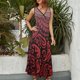 thumbnail image 2 of Paisley Print Vestido Sin Mangas Para Mujer, Traje De, Ropa De Cumpleaños, Verano, 2 of 5