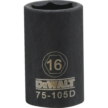 DeWalt DWMT75105OSP Impact Socket 1/2 in 16 mm 6 Point