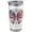 White, variant on 250 Years America 250th Anniversary Freedom Coquette Bow Stainless Steel Insulated Tumbler