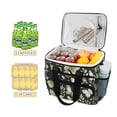 thumbnail image 3 of Green and White Butterflies Insulated Lunch Bag 15L Cooler Box for Women Men Work Camping Beach Travel, 3 of 7