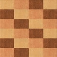thumbnail image 1 of Ahgly Company Machine Washable Indoor Square Transitional Orange Area Rugs, 5' Square, 1 of 7