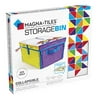 Magna Tiles Storage Bin & Interactive Play-Mat, Collapsible Storage Bin with Handles for Playroom, Closet, Bedroom, Home Organization and Classroom, 12.5 x 11 x 8â? Bin (20200)