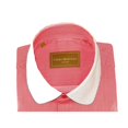 thumbnail image 6 of Men 100% Cotton Dress Shirt CIERO MONTERO Turkey 1A99-53 White Red Slim Fit, 6 of 6