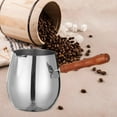 thumbnail image 6 of Stainless Steel Turkish Coffee Pot Chocolate Melting Pan Leakproof for Warm Tea Hot Chocolate Sauces Gravies Milk Warmer Pot 300ml, 6 of 8
