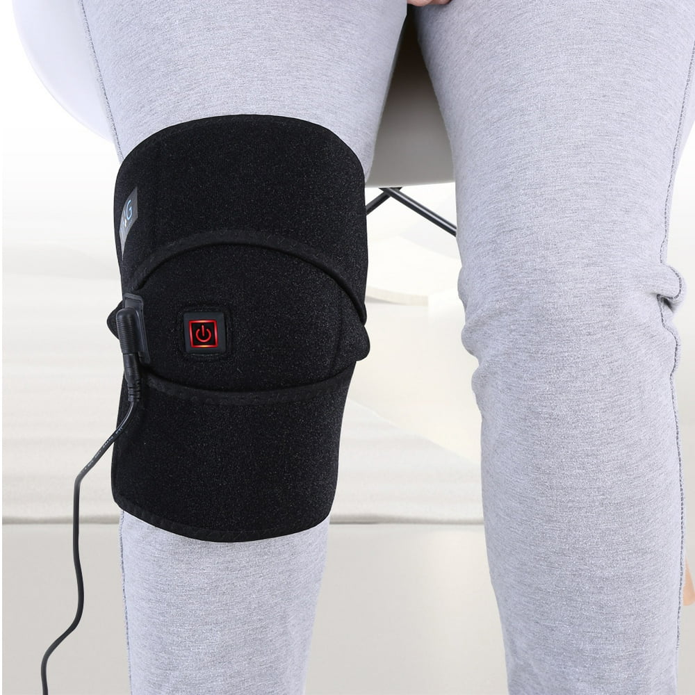Yosoo Electric Knee Heating Pad Wrap Heated Knee Brace Support For