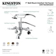 thumbnail image 2 of Wall-Mount Clawfoot Tub Faucet, Oil Rubbed Bronze, Tub Wall Mount CC53T5, 2 of 2