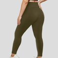 thumbnail image 2 of ZyeKqe Plus Size Leggings for Women Stretchy Butt Lifting Workout Tights Seamless High Wasit Yoga Pants with Pockets, 2 of 7