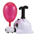 thumbnail image 1 of 1 Set Adorable Panda Theme Balloon Toys Practical Push Car Inflator Toys (Black), 1 of 10