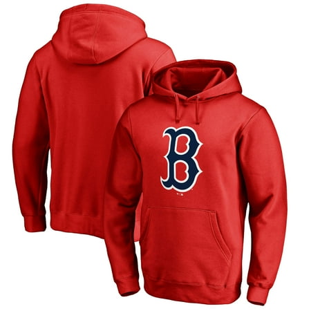 Boston Red Sox Fanatics Branded Primary Logo Pullover Hoodie - Red