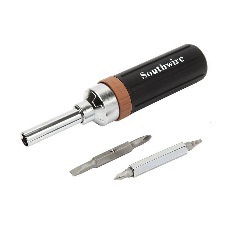 Southwire 9 In 1 Ratcheting Multi Bit Screwdriver Walmart