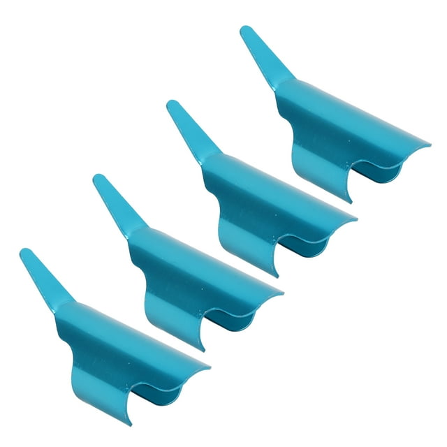 Dedal de Costura 4 Piezas Dedal de Costura Diseño Ergonómico Seguro Práctico Aluminio El Punzón Dispositivo de Enganche Manga del Dedo Cambiable Anggrek Otros