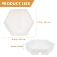 thumbnail image 2 of Soimiss White Silicone Vase Mold, Hexagonal, Ideal for Home Crafting, 2 of 7