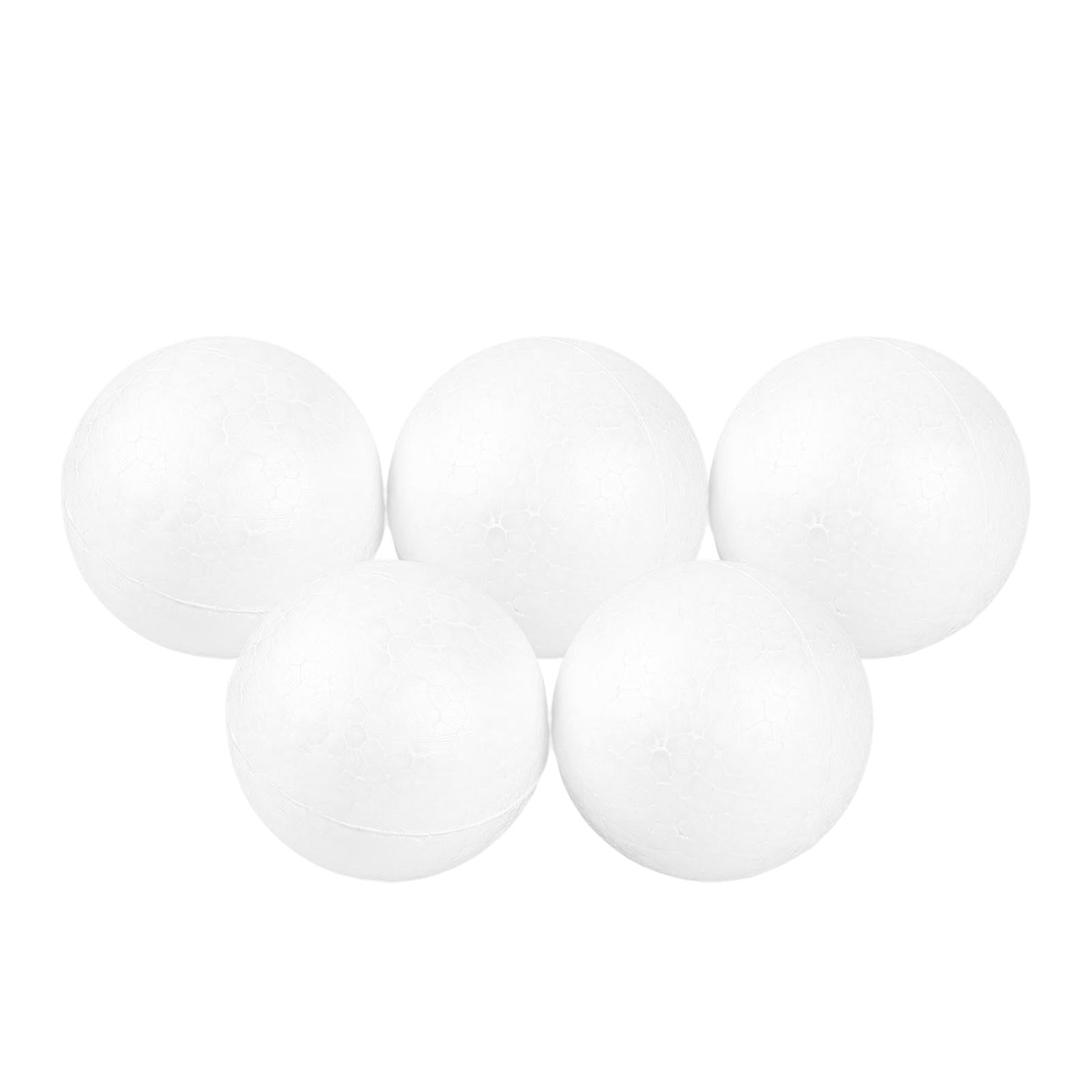 White Foam Ball DIY Arts and Crafts Round Spheres Balls Smooth Handmade