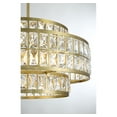 thumbnail image 5 of Warm Brass Four Light Pendant from the Renzo Collection, 5 of 5