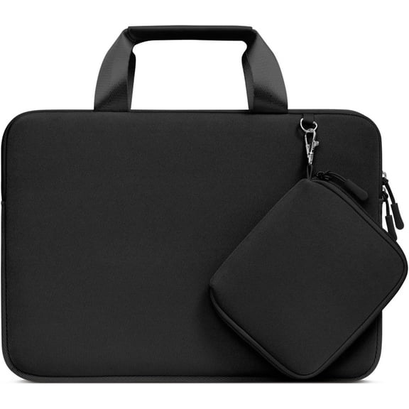 MOSISO Laptop Case 13.3 inch, 13-13.3 inch Laptop Sleeve Bag Compatible with MacBook Air/Pro 13 / Pro 14, HP Dell ASUS, Neoprene Carrying Computer Bag with Handle&Detachable Small Case