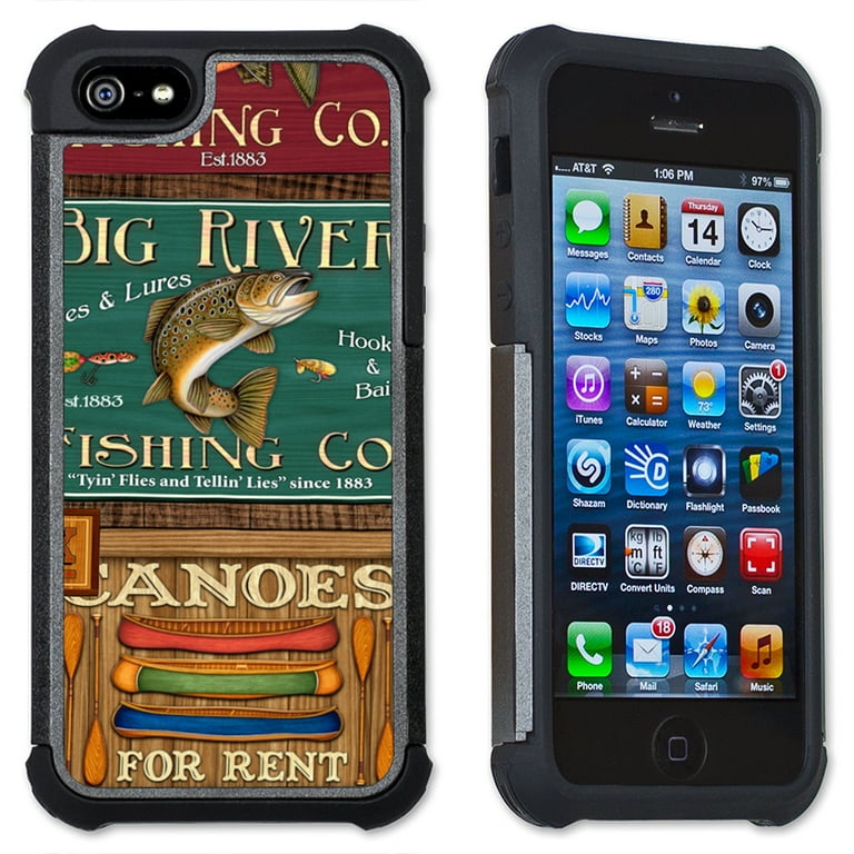 Fishing Signs - Maximum Protection Case / Cell Phone Cover with Cushioned  Corners for iPhone 6 & iPhone 6S 