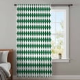 thumbnail image 4 of Green Plaid Sheer Curtains 72 Inches Long, Modern Minimalist Geometric Gingham Checkered Light Filering Curtains, Breathable Simi Curtain Privacy Drapes for Living Room Bedroom Window Treatment, 4 of 9