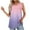 Pink, variant on Staron Women's Casual Ombre Pleated Round Neck Tank Top Sleeveless Loose Comfy Fashion T-Shirt Blouse, Blue M