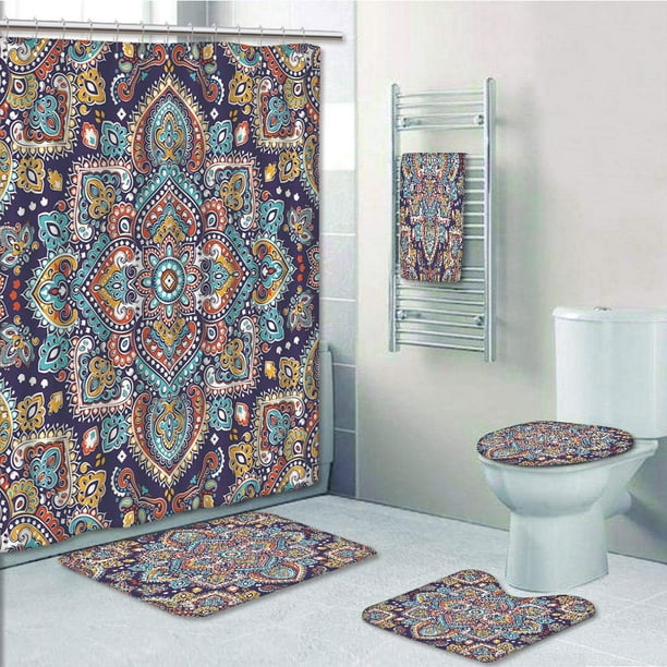 PRTAU Ethnic Bohemian Tribal Ethnic Vintage Henna Inspired Boho Mehndi