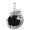 Black Agate, variant on Natural Gemstone Dragon Ball Round Reiki Healing Pendant Bead Charm Amulet-Opal