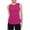 Hot Pink, variant on Yoga Top Short Sleeved Curved Women's Running Sports Fitness Loose Fitting Casual T Shirt with Bottom Business Shirts Women Push up Top Long Top for Women Cleavage Cover Satin Top Cropped
