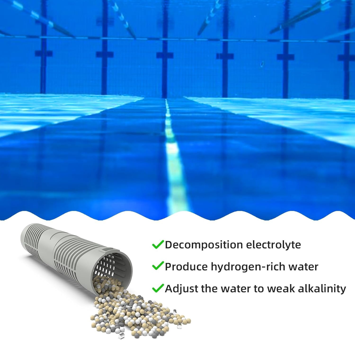 Hot Tub Silver Ion Cartridge - Spa Mineral Sticks for Hot Tub, Spa Silver Ion Cartridge, 2 Pack