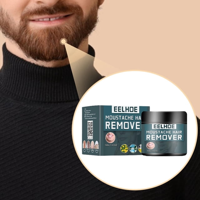 Crema Depilatoria Para Barba 50 G Para Regalo De Novio, Multiusos, Suave Para La Piel.