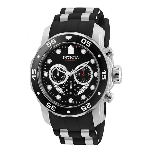 Reloj Invicta 6977 Pro Diver Hombres Acero negro 48mm Acero inoxidable, silicona INVICTA 6977