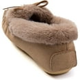 thumbnail image 6 of RockDove Women's Naomi Faux Fur Moccasin Slipper, 6 of 7