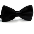 thumbnail image 1 of Pajaritas clásicas de satén preatadas, ajustables para negocios, bodas, bailes de graduación y más, 1 of 5