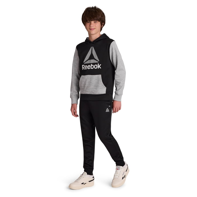 Reebok Boy's Cool Down Colorblock Hoodie, Sizes 4-18 photo 8