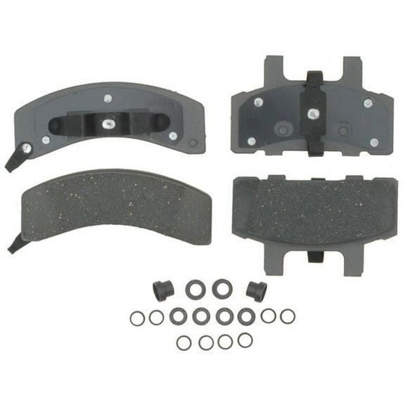 Front Brake Pad Set - Compatible with 1988 - 1999 Chevrolet K1500 - AC Delco