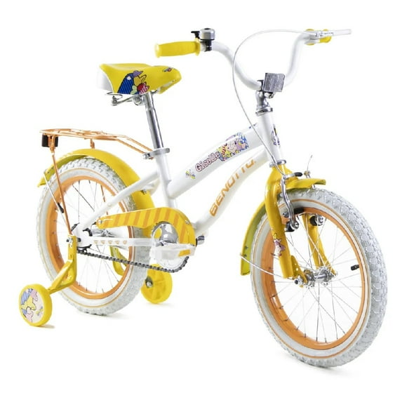 Bicicleta de Acero Benotto Giselle R16 1V Amarillo Niña