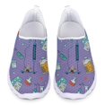 thumbnail image 1 of Zapatos de malla cómodos con diseño médico de perro bonito y animal, antideslizantes, para caminar al aire libre, de tendencia urbana, nuevos zapatos planos para el trabajo en el hospital, 1 of 5