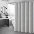 thumbnail image 4 of Tnobhg 1 Set Shower Curtain Easy Installation Shower Partition Tear-resistant Waterproof Bathtub Curtain for Home Bathroom, 4 of 8