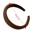 thumbnail image 3 of Fiudx Diadema Elegante, Alo Acolchado de Moda, Banda de Tela Cómoda, Accesorio Versátil para Mujer, Solución de Peinado para Día a Día, Adecuada para Todo Tipo de Peinados, para Niñas y Mujeres, Incl, 3 of 3