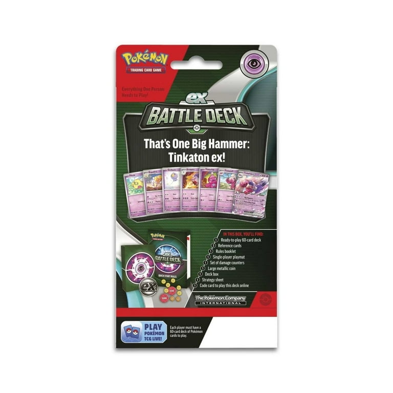 Pokemon TCG: Tinkaton ex Battle Deck - Walmart.com
