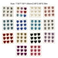 thumbnail image 4 of 10 Sheets Rhinestone Stickers Children Hand Acrylic Acrylic Decals Three-dimensional Student DIY Love Heart Crafts Label Table Party Red, 4 of 8