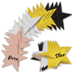 thumbnail image 4 of Estrella de cinco puntas de papel brillante cortada a mano, papel para decoración de tablón de anuncios de aula, escritura a mano, grafiti, pintura, estrella de cinco puntas con destellos, 4 of 6