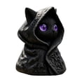 thumbnail image 5 of The Mysterious Cape Cats Statue Dressed In A Cape Is A Gothic-style Blacks Cats Statue., 5 of 5