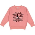 thumbnail image 2 of Inktastic Just a Girl Who Loves Gymnastics Toddler Sweatshirt, 2 of 4