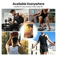thumbnail image 5 of Uemuo Sunset Dancing Dolphin A Pattern Men's Sleeveless T-Shirt,Muscle Athletic Tank Top, Moisture-wicking Quick-dry Breathable Classic Tee Top for Gym Run Outdoor Sports-, 5 of 8