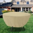 thumbnail image 5 of Patio Furniture Cover Durable Protective Covers Waterproof Outdoor Covers Duty Outdoor Rectangle Furniture Set Covers.(50x23in)[Beige], 5 of 7