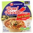 thumbnail image 6 of Nongshim Bowl Noodle Hot & Spicy Ramen Noodle Soup Bowl, 3.03oz X 12, Shelf-Stable, 6 of 9