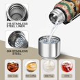 thumbnail image 3 of 20 Oz Pioneer Flower Coffee Tumbler Double Wall Insulated Stainless Steel Water Bottle | Metal Reusable Thermoses Flask with Cup Cap | Leak & Sweat Proof with Anti-Dust Lid, 3 of 7
