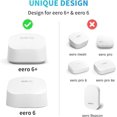 thumbnail image 2 of REJODA-Wall Mount Holder for eero 6 and for eero 6+ Router Mesh Wi-Fi System – No Messy Wires, Space-Saving Outlet Wall Mount Holder for eero 6 Plus Extender, Stand Bracket for eero 6+ (White-2pcs), 2 of 4