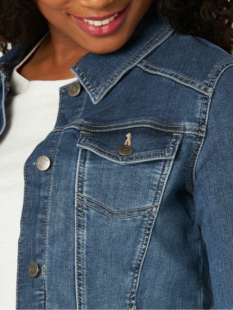 Riders by Lee Indigo Stretch Denim Jacket - Walmart.com