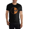 thumbnail image 5 of DC Comics Deathstroke Slade Joseph Wilson Orange And Black Mask Men's Black T-Shirt-Small, 5 of 7