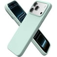 thumbnail image 1 of Compatible with iPhone 17 Pro Max Case,Slim Liquid Silicone 4 Layers Soft Gel Rubber Shockproof Protective Phone Case 6.9" with Anti-Scratch Microfiber Lining-Mint Green, 1 of 7
